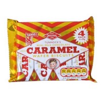 Tunnocks Caramel Wafer Biscuits (4 pack) 120g - Best Before: 03/2025